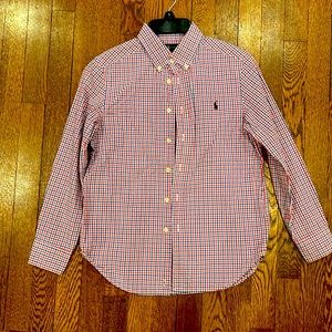 Ralph Lauren Boys Long Sleeve Button Down Shirt